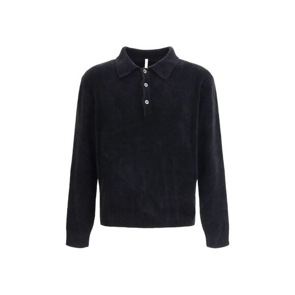 Sunflower Black Cotton Polo Men's Shirt
